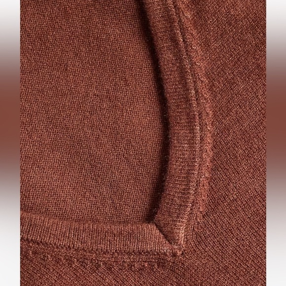 V-Neck Cap Sleeve Tie Waist Midi Sweater Dress - Picture 6 of 6